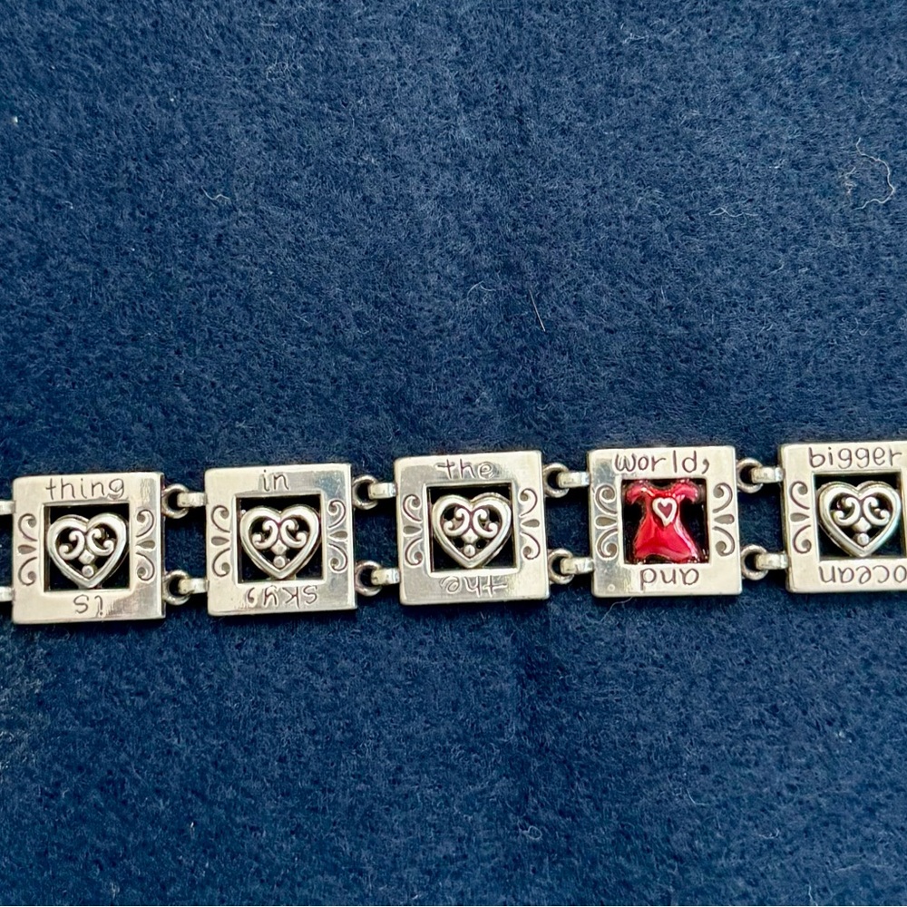 Brighton Red Dress Bracelet. Like new - only worn a couple of times.
